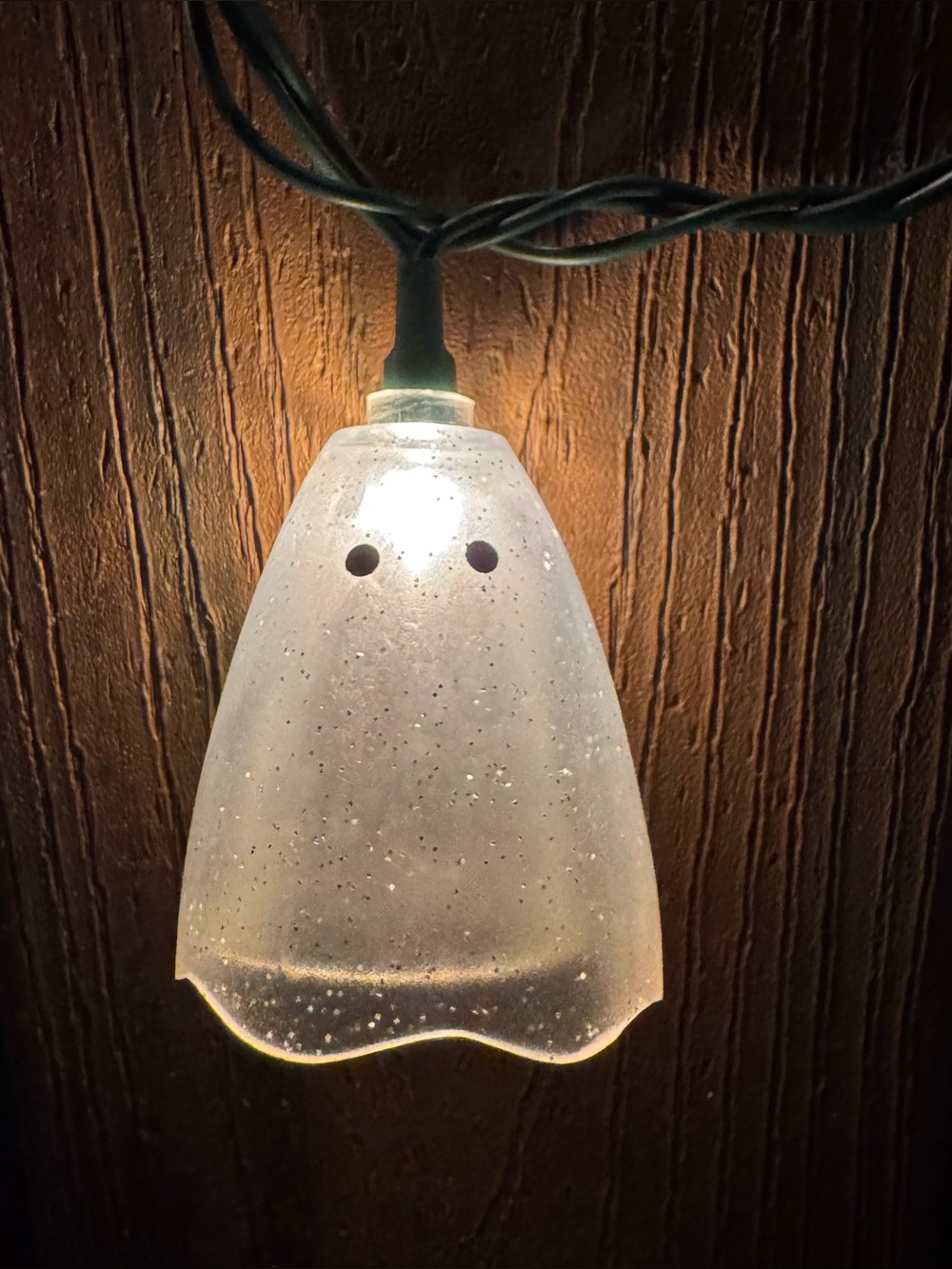 Vintage Halloween Ghost String Lights Lot of 2, 20 Lights Tested Working